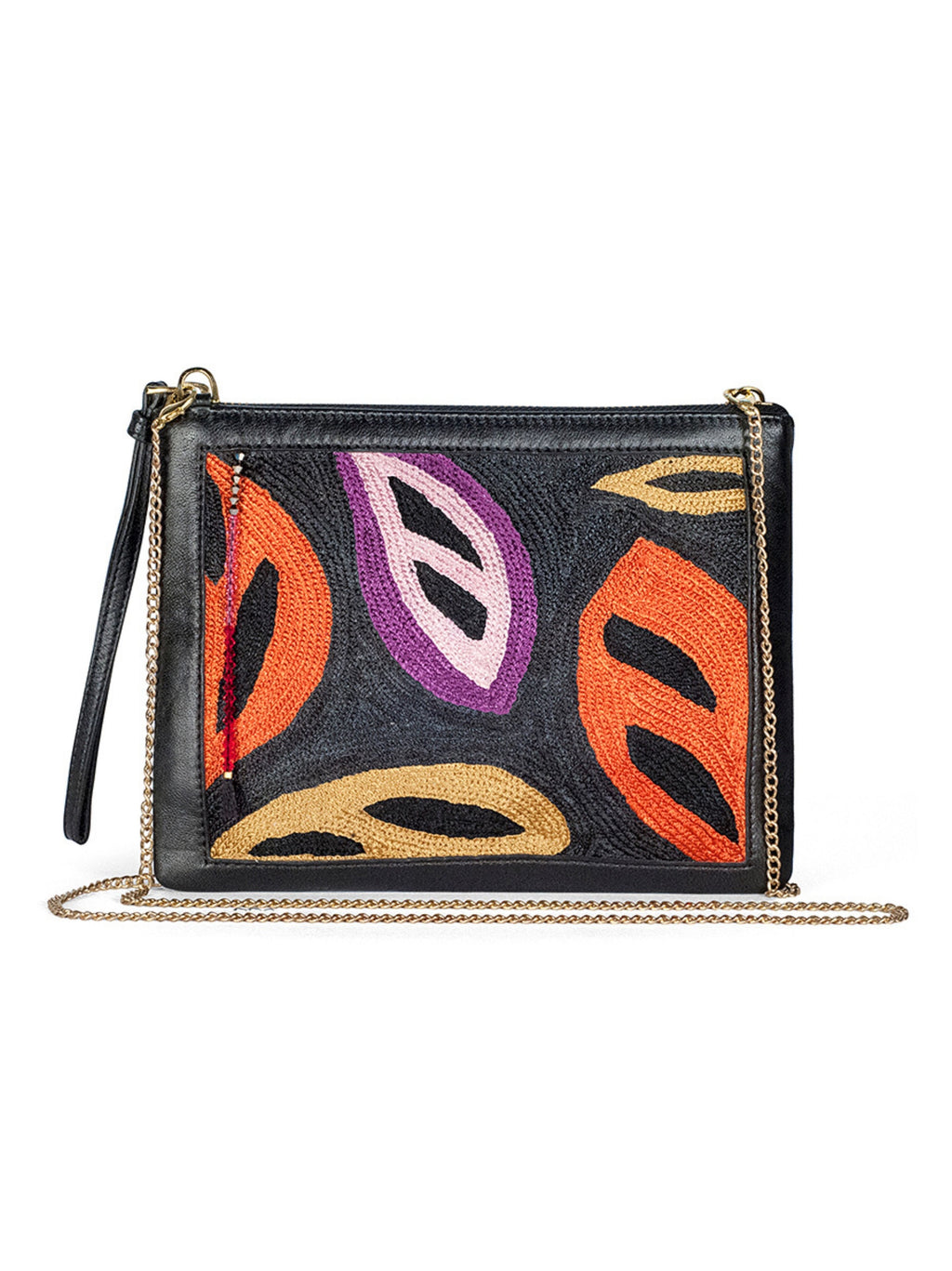 Fiery Clutch/ Crossbody Bag