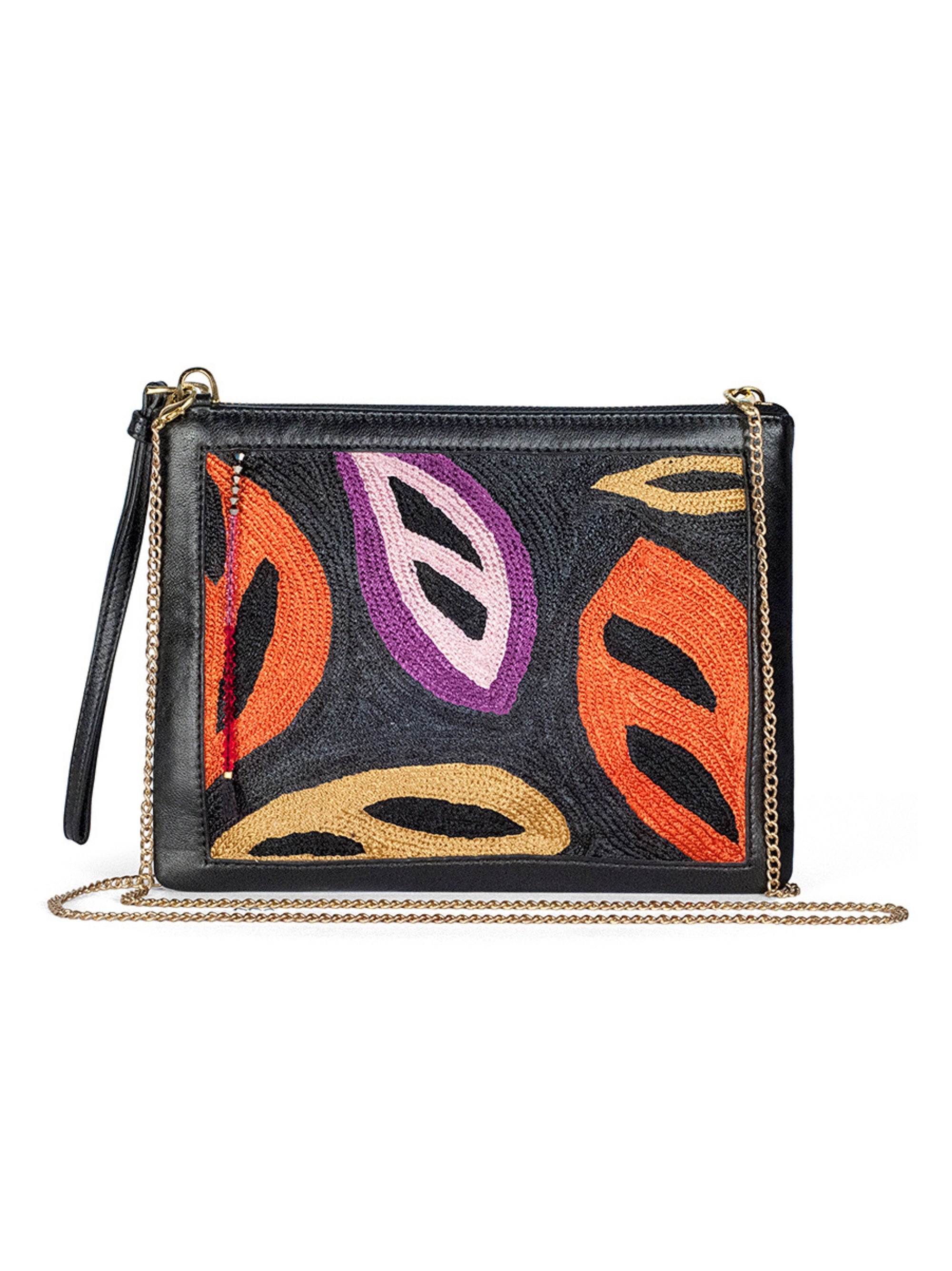 Fiery Clutch/ Crossbody Bag