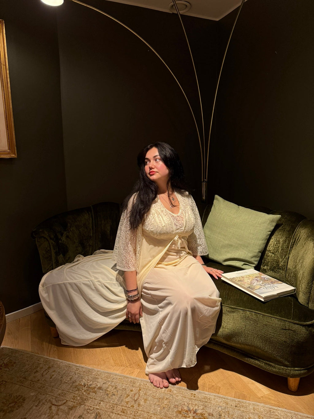 Dove Robe and Nightgown