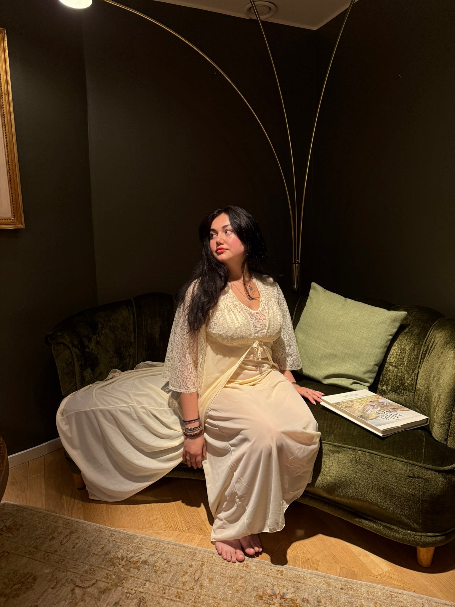 Dove Robe and Nightgown