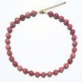 Rhodonite Beaded Necklace