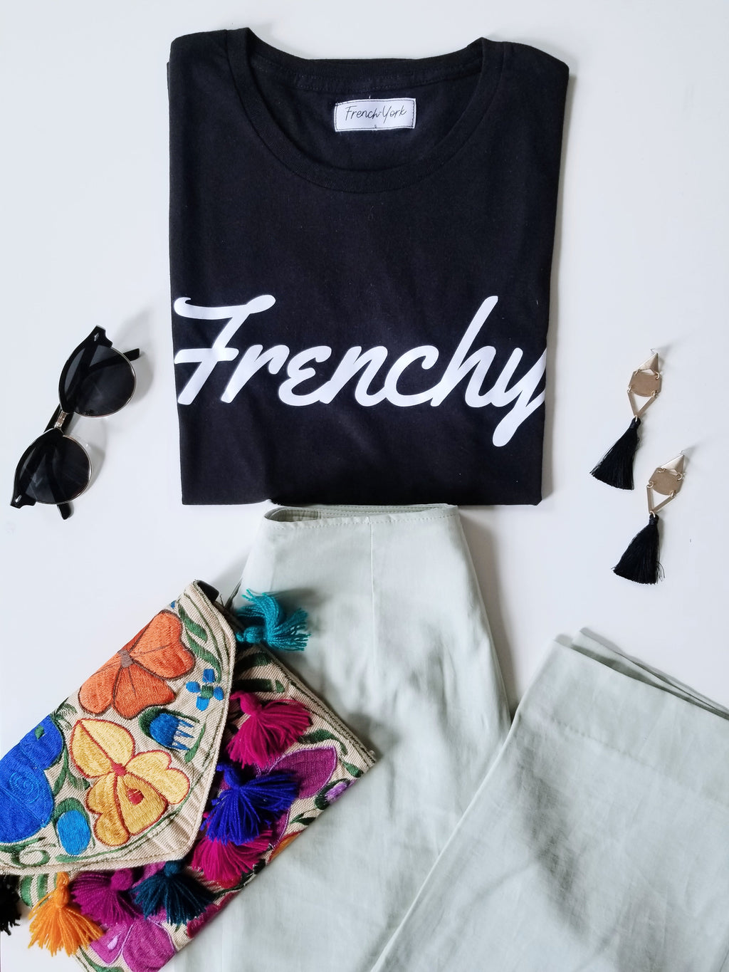 T-shirt Frenchy Black - Women