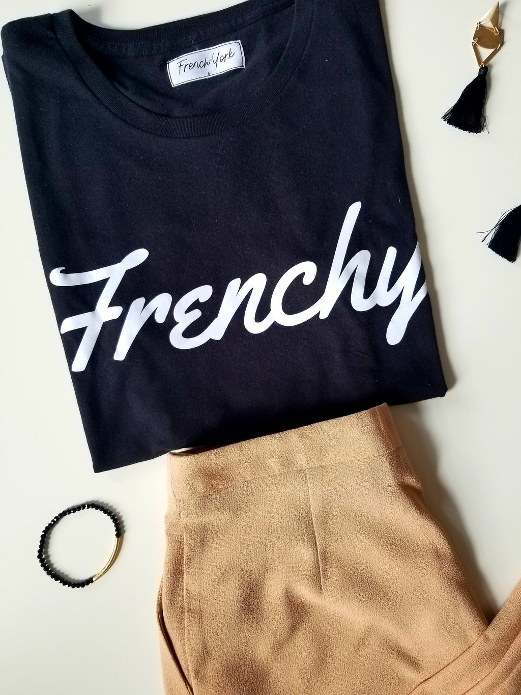 T-shirt Frenchy Black - Women