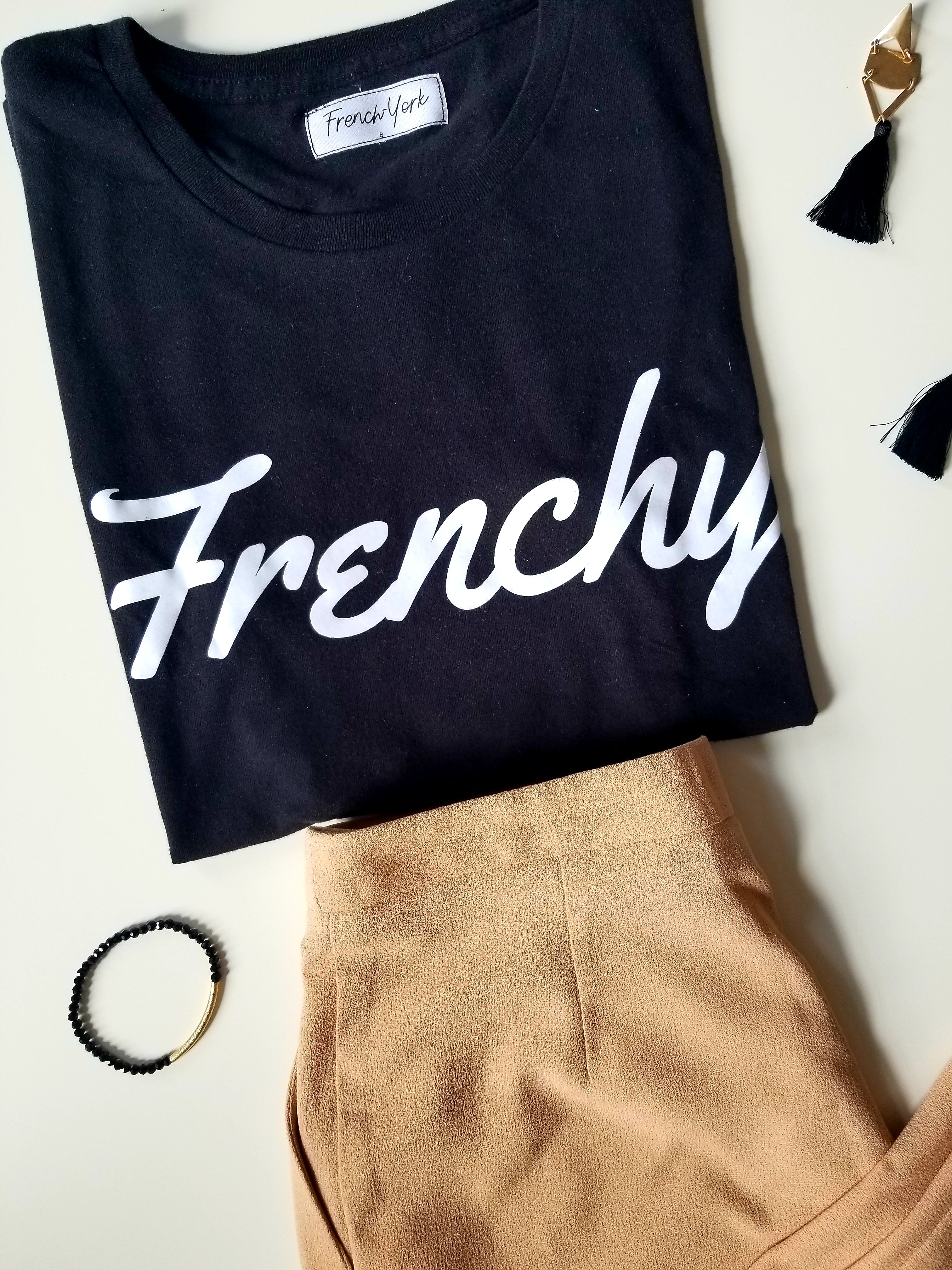 T-shirt Frenchy Black - Women