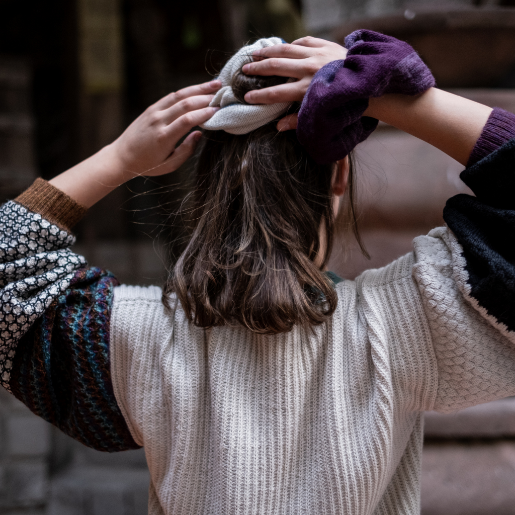 Huge Zero Waste Scrunchie