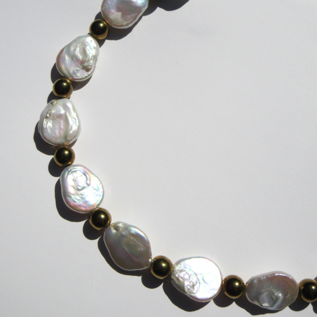 June Pearl Beaded Necklace