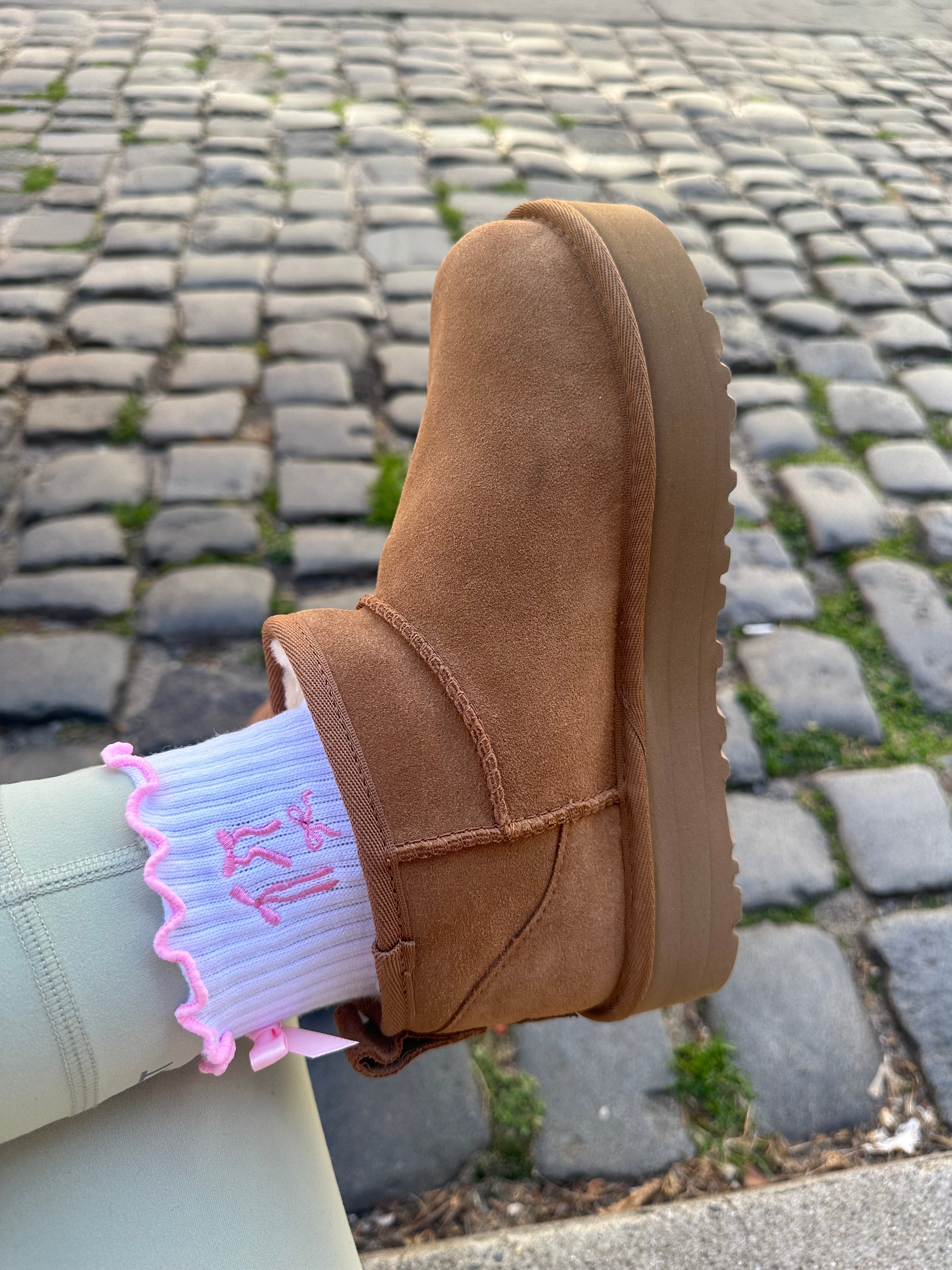 pink non-slip grip socks