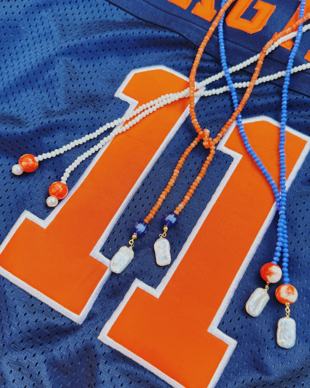 Game Day Wrap Beaded Necklace
