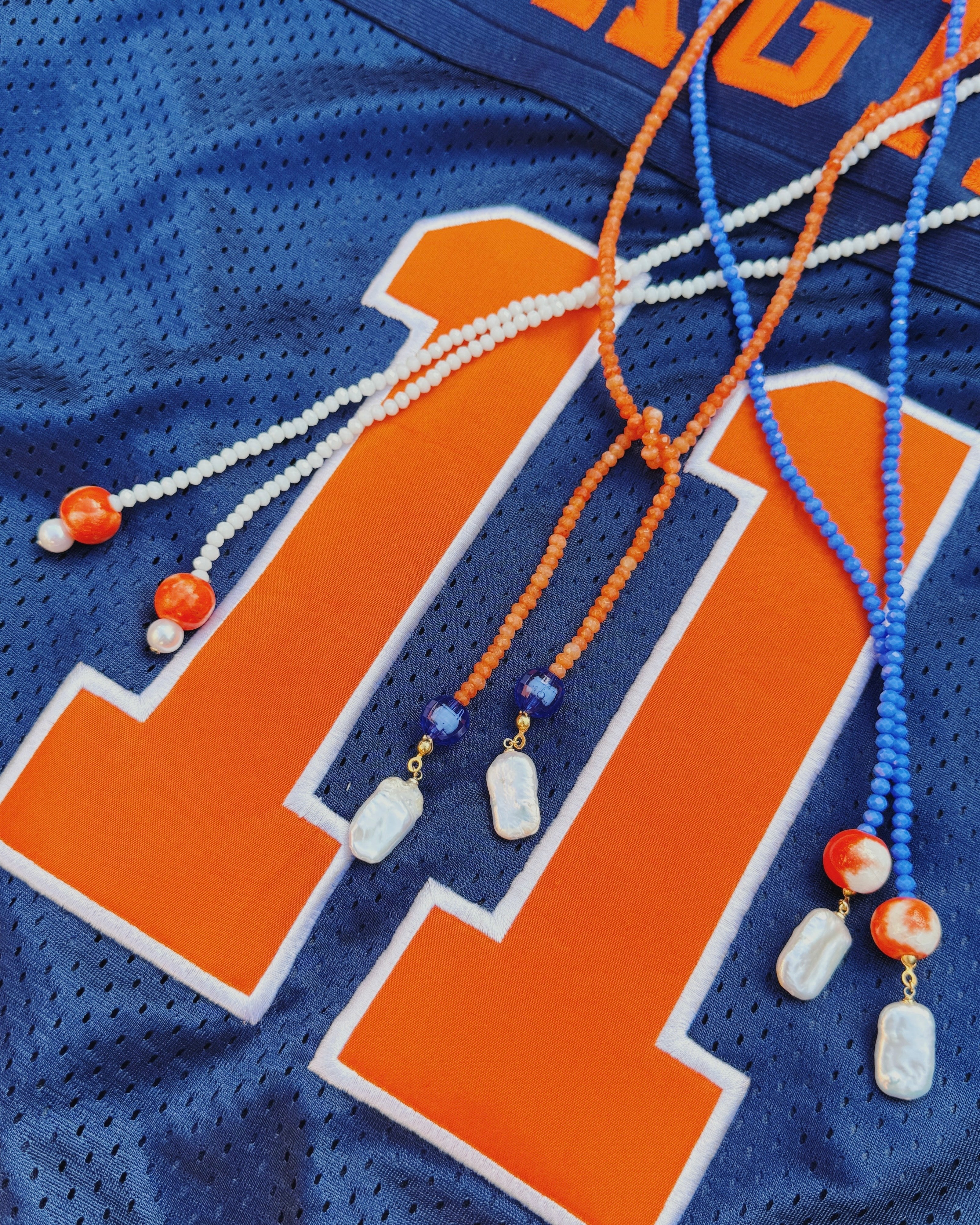 Game Day Wrap Beaded Necklace
