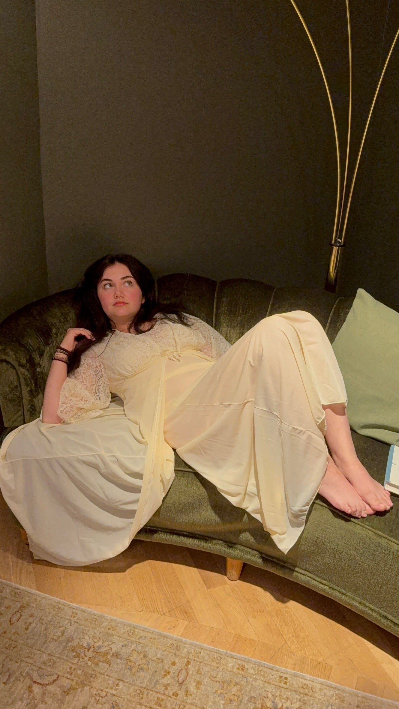 Dove Robe and Nightgown