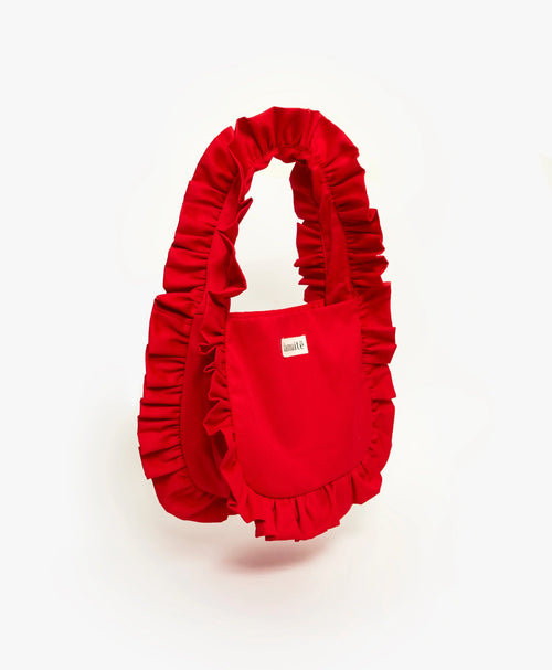 Baggy Bag in Solid Red by Lamaitë