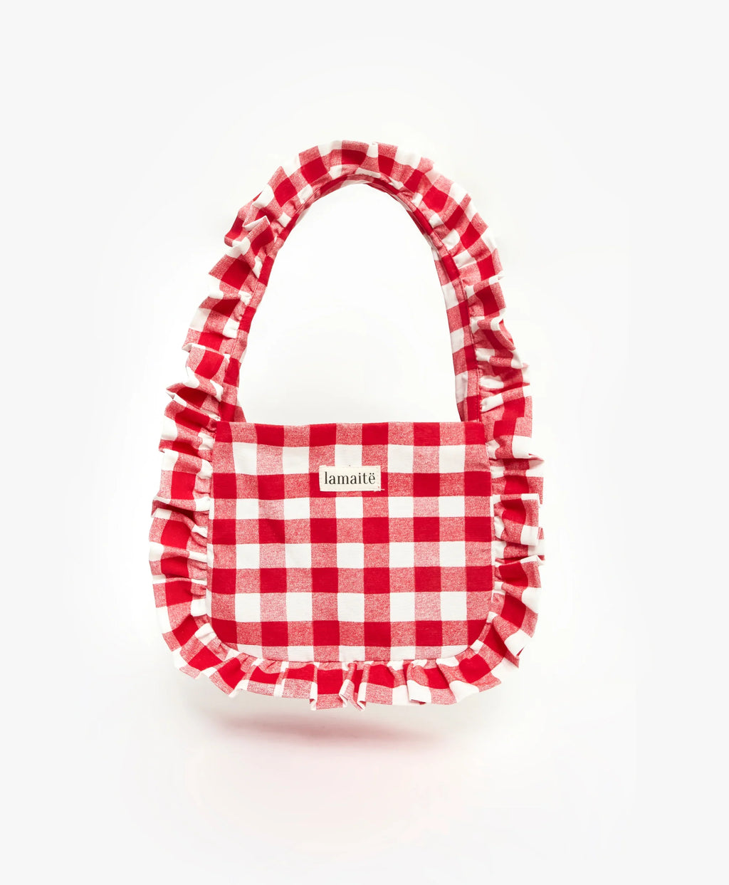Baggy Bag in Gingham Red by Lamaitë
