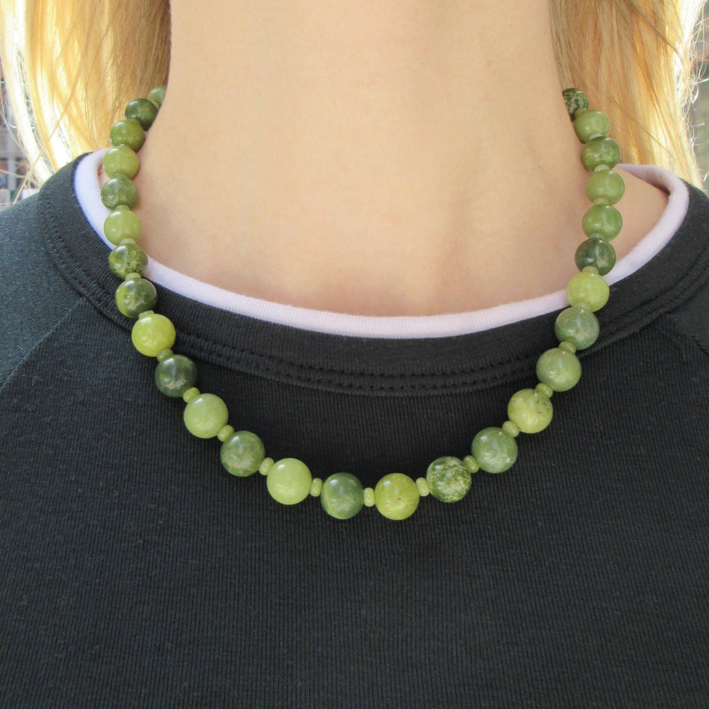 Jade Beaded Necklace
