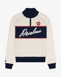 Apple Quarter-Zip Knit Sweater
