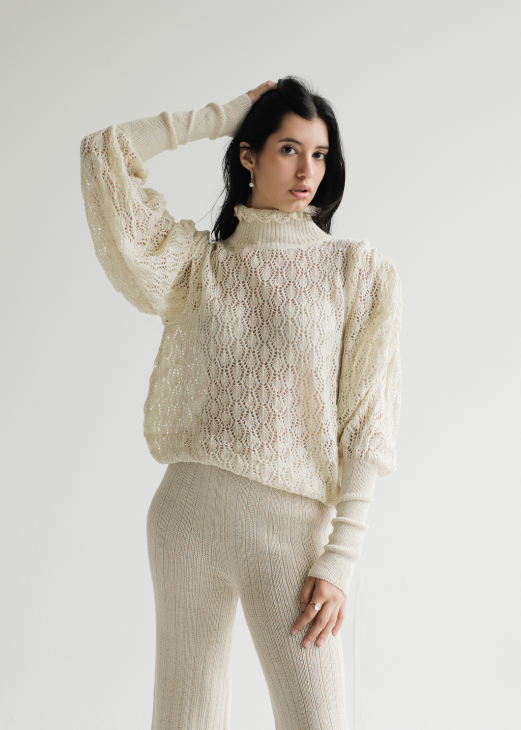 Catalina Turtleneck Alpaca Sweater