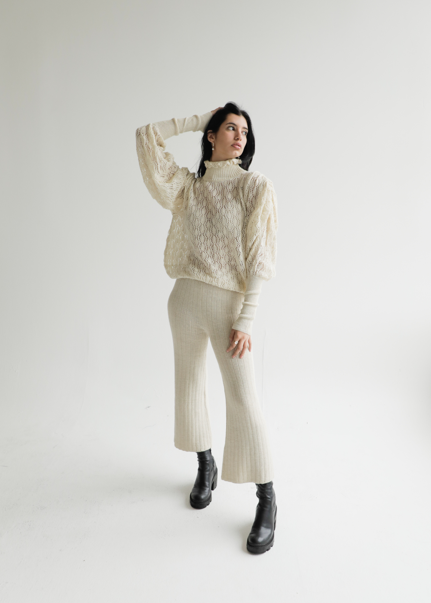 Catalina Turtleneck Alpaca Sweater