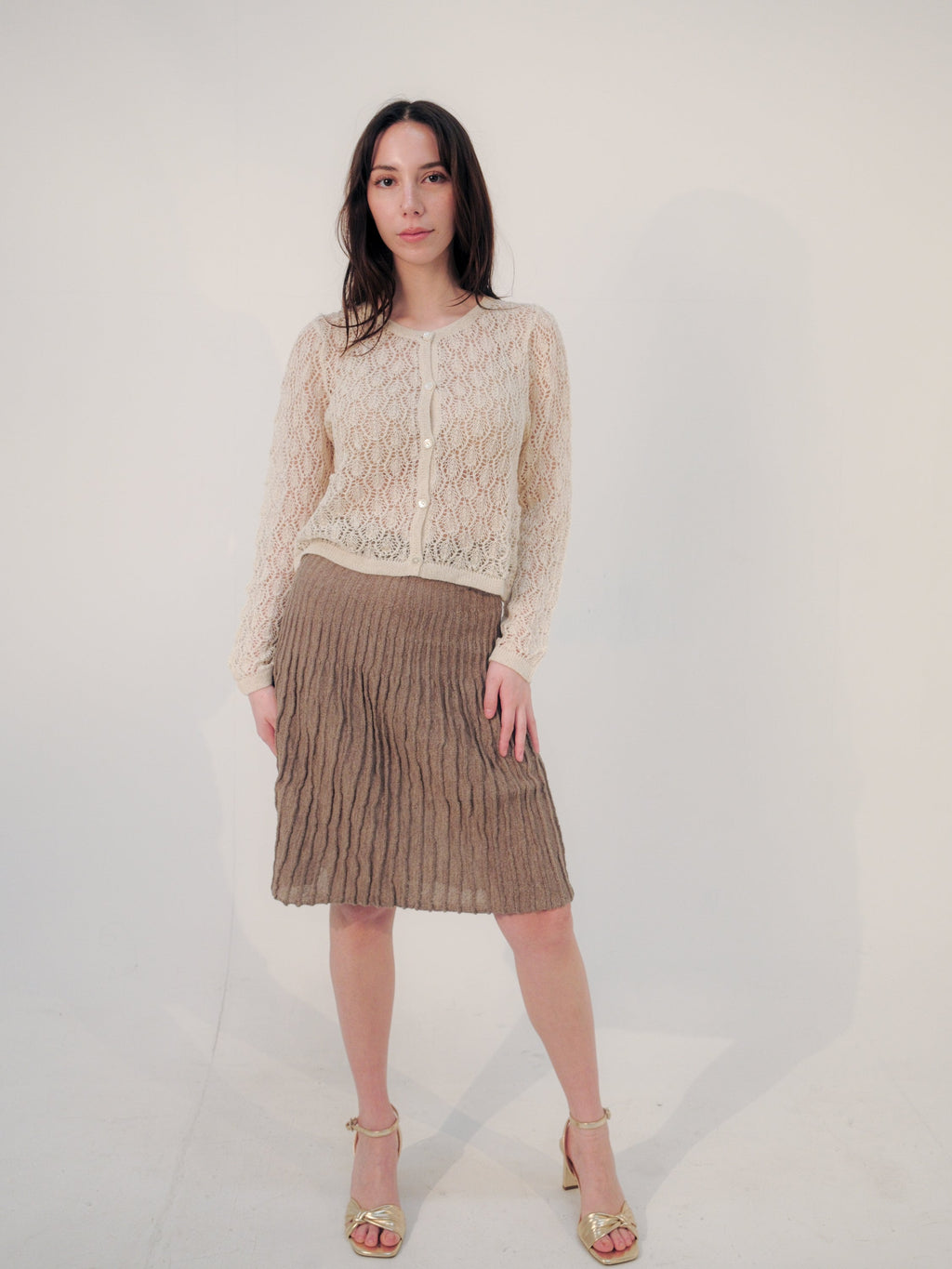 Wara Alpaca Crop Cardigan