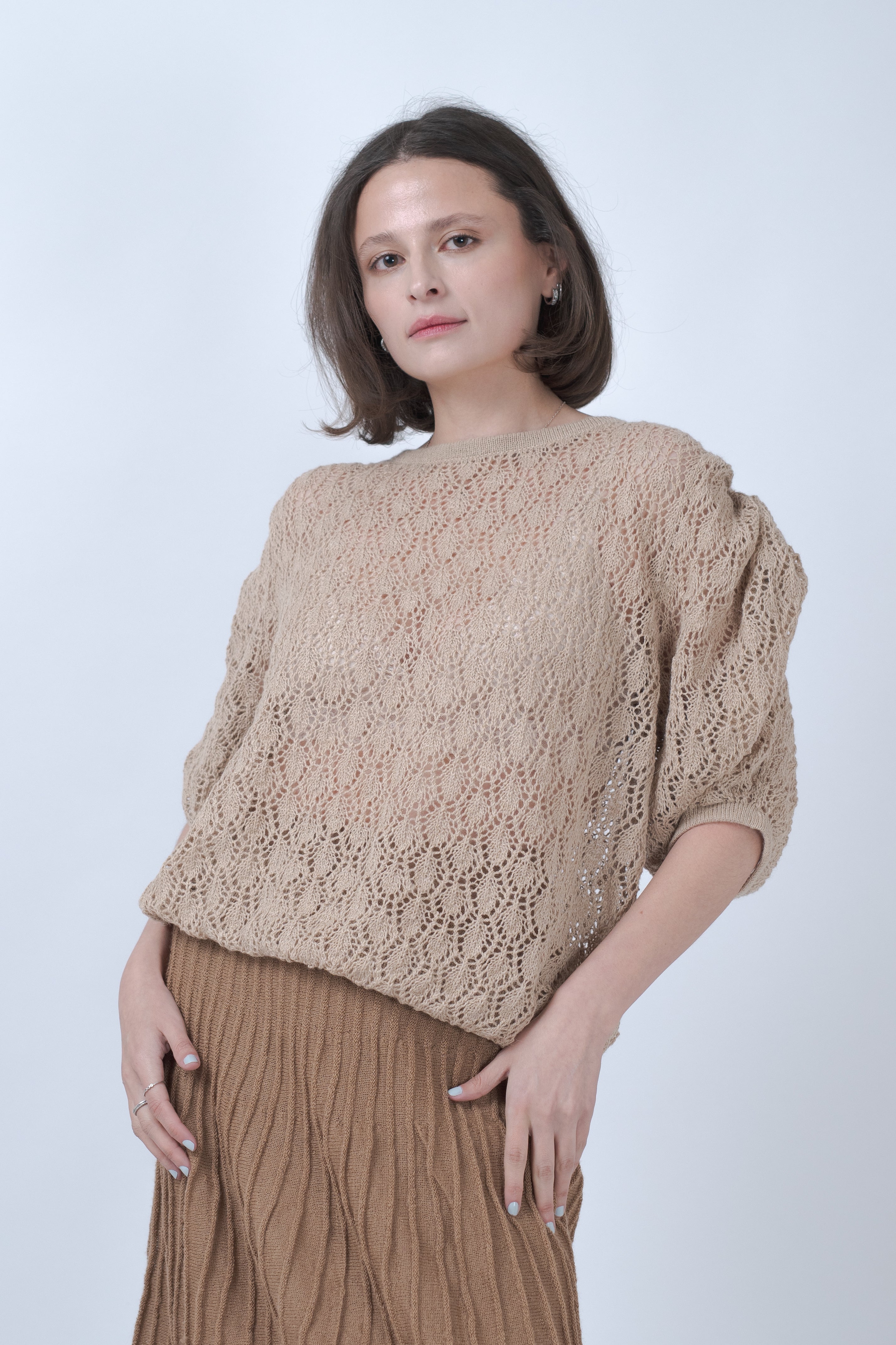 Catita Alpaca Short Sleeves Sweater