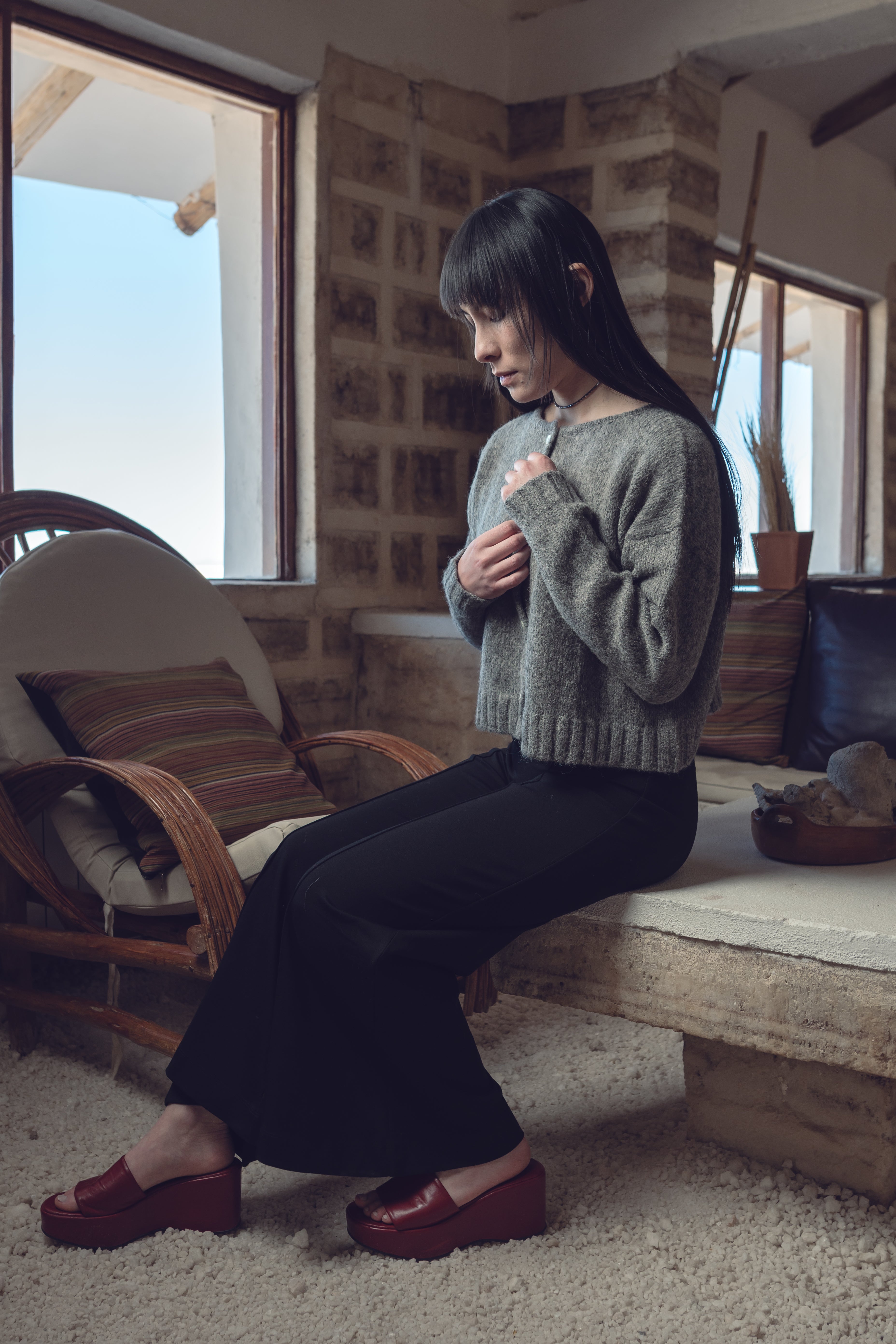 Ankuwillka Llama Cardigan