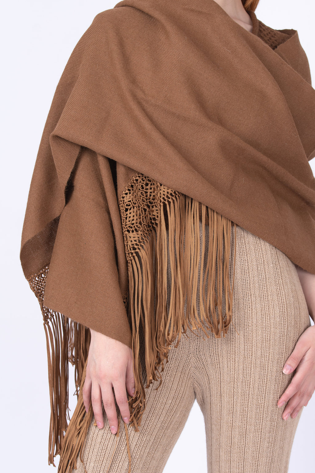 Wila Alpaca Macrame Shawl