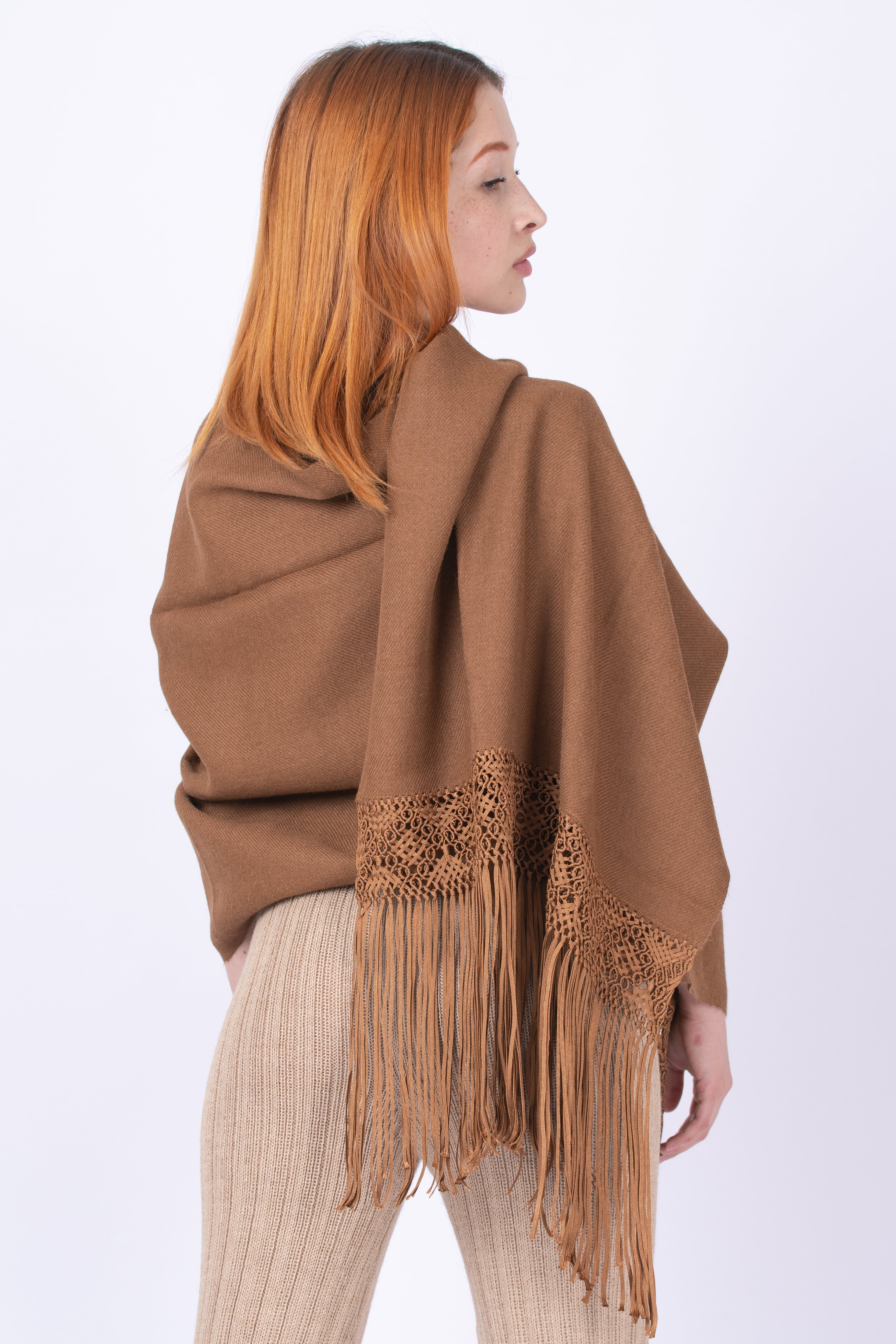 Wila Alpaca Macrame Shawl