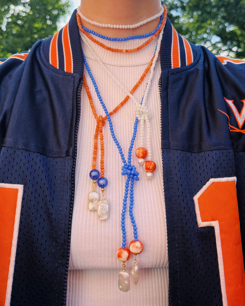The Wahoo Wrap Beaded Necklace