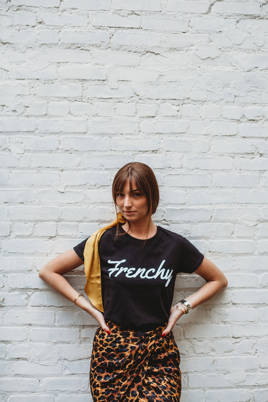 T-shirt Frenchy Black - Women