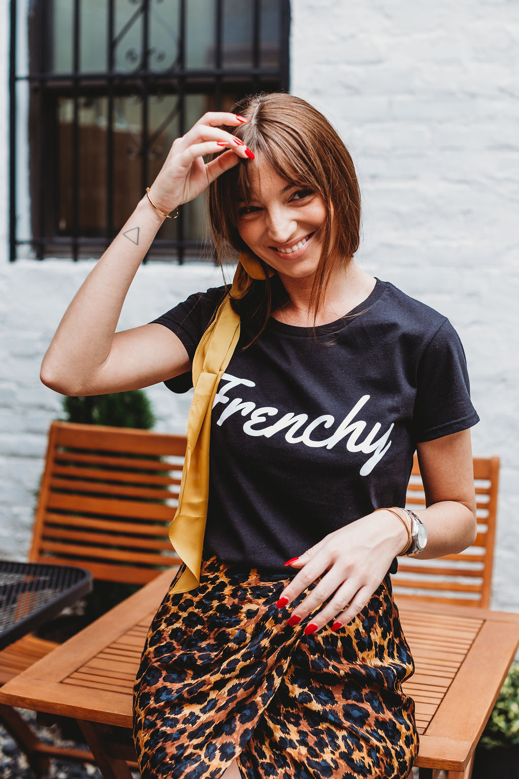 T-shirt Frenchy Black - Women