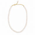 Freshwater Round Pearl Necklace | Aurelia