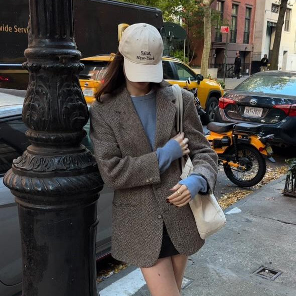 Cap New York beige wom(men)