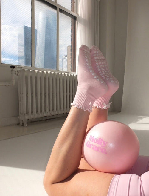 Light Pink Grip Socks