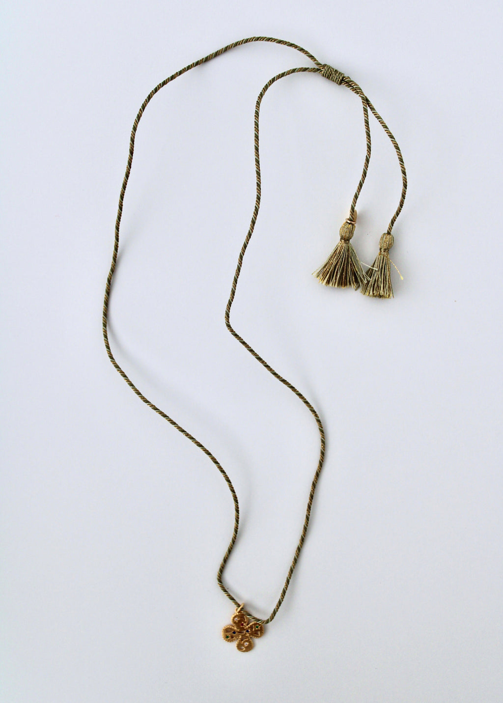Ganesh Clover Necklace