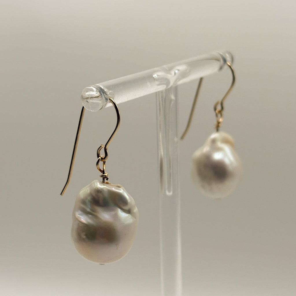 Gold Filled Hook with Baroque Pearl
