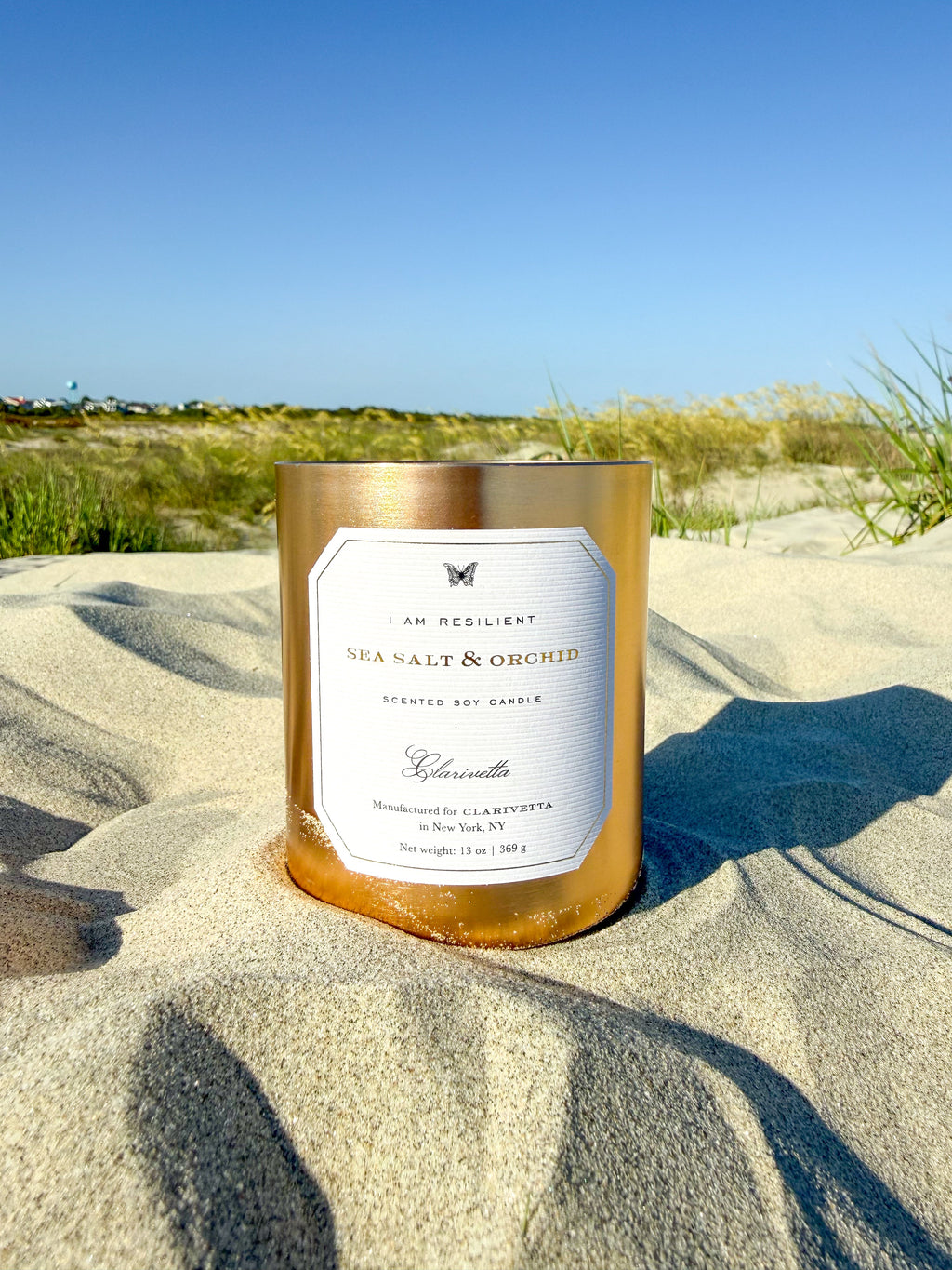 "I am resilient" candle