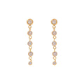 CZ BEZEL DROP STUD - Aurelia