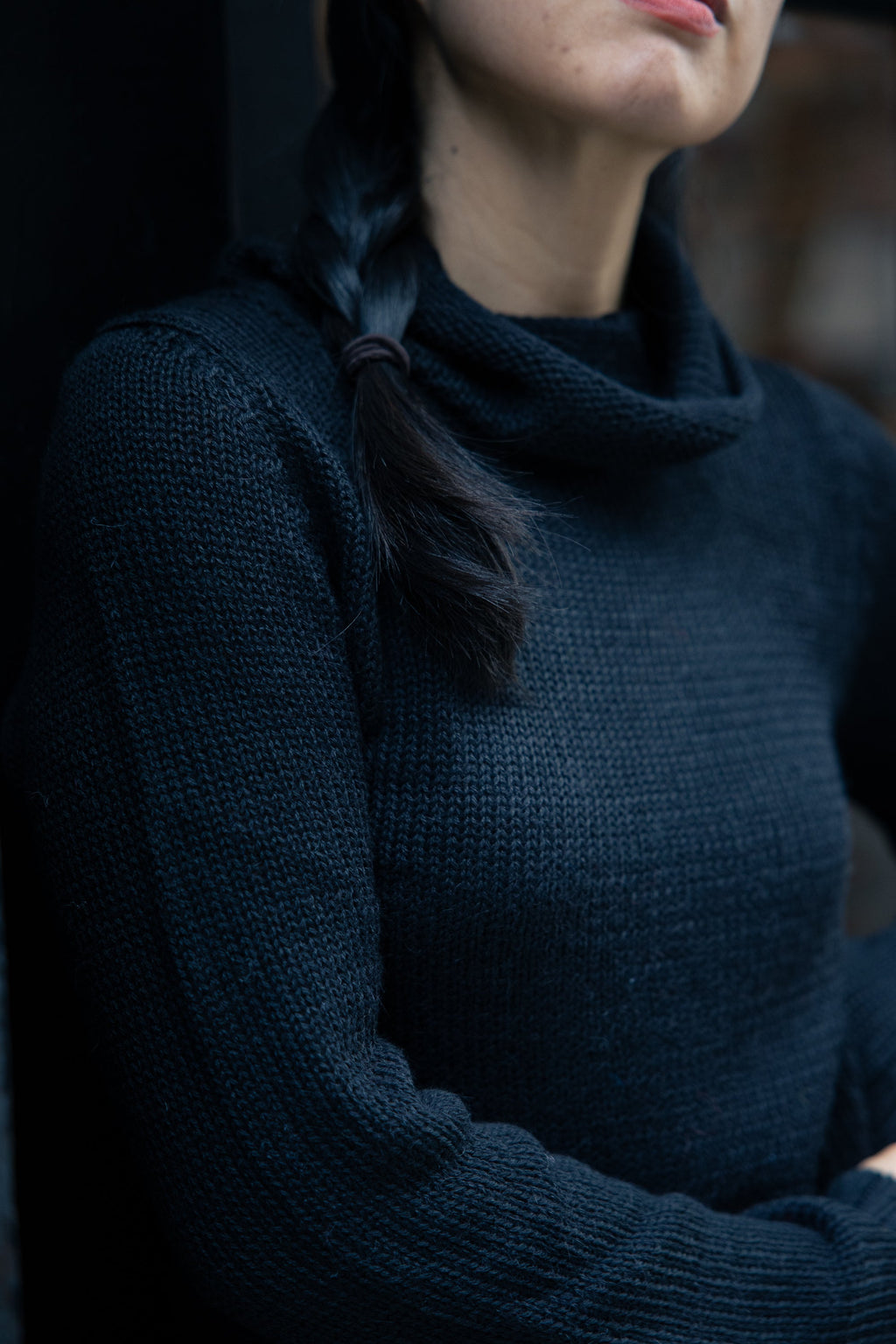 Rayni Crop Alpaca Sweater