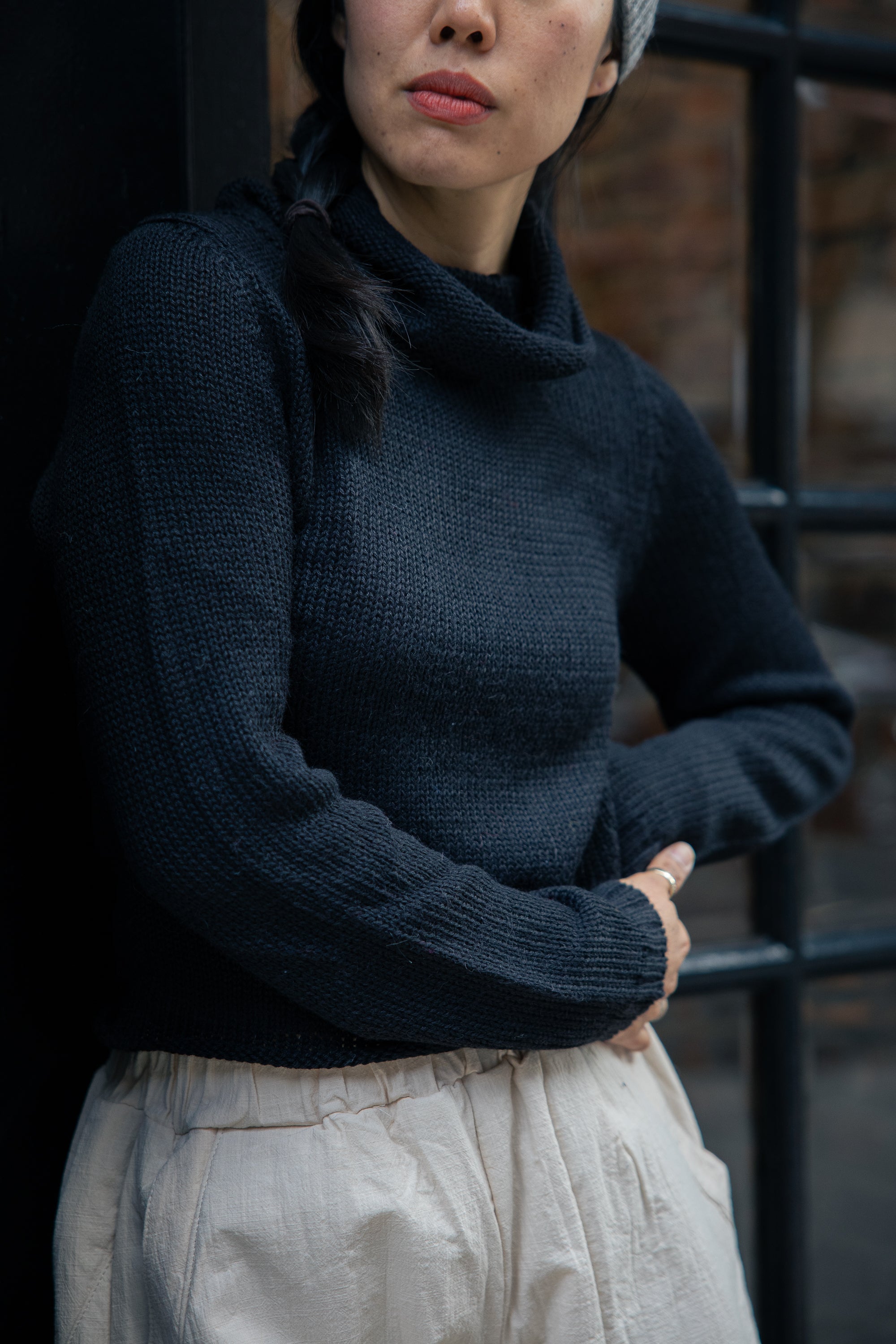 Rayni Crop Alpaca Sweater