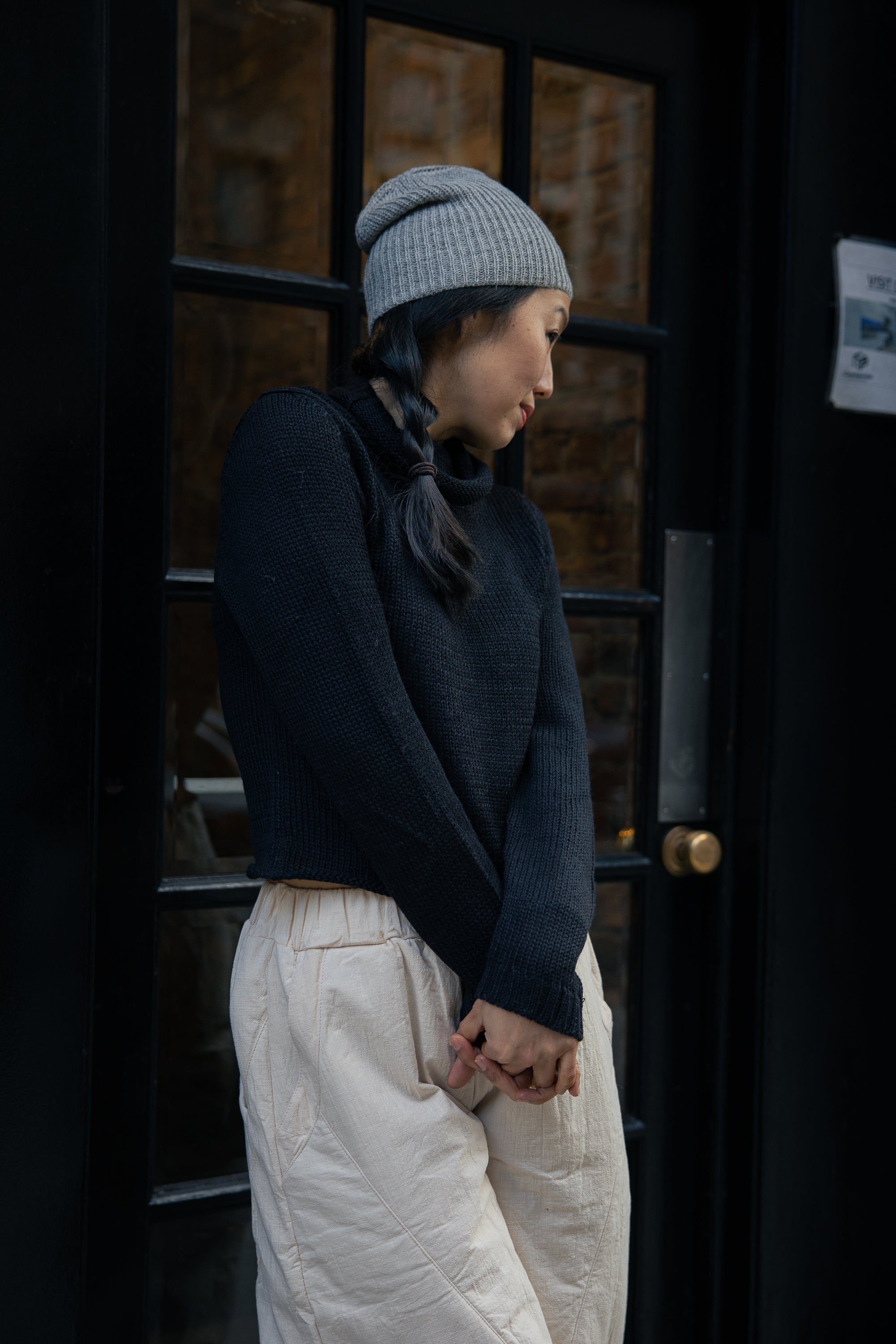Rayni Crop Alpaca Sweater
