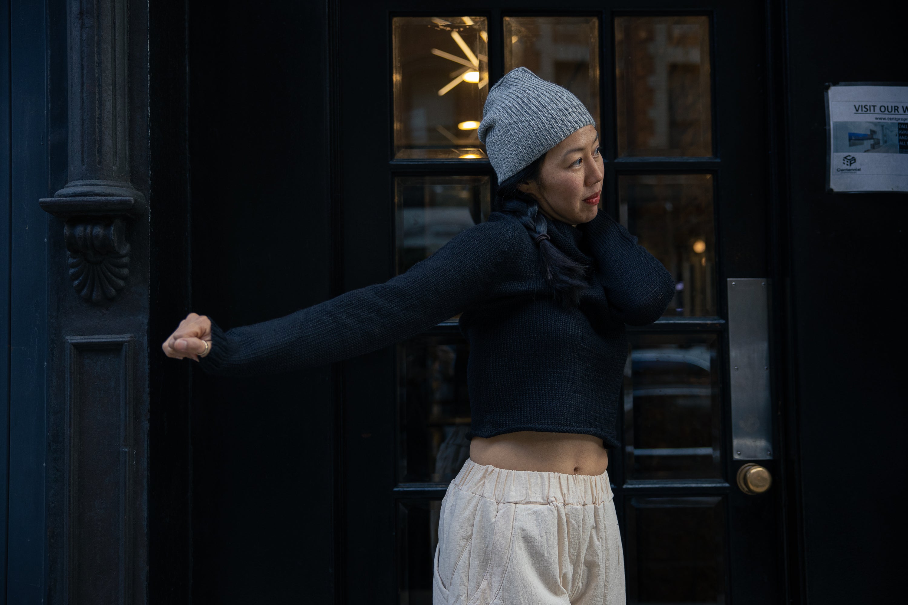 Rayni Crop Alpaca Sweater