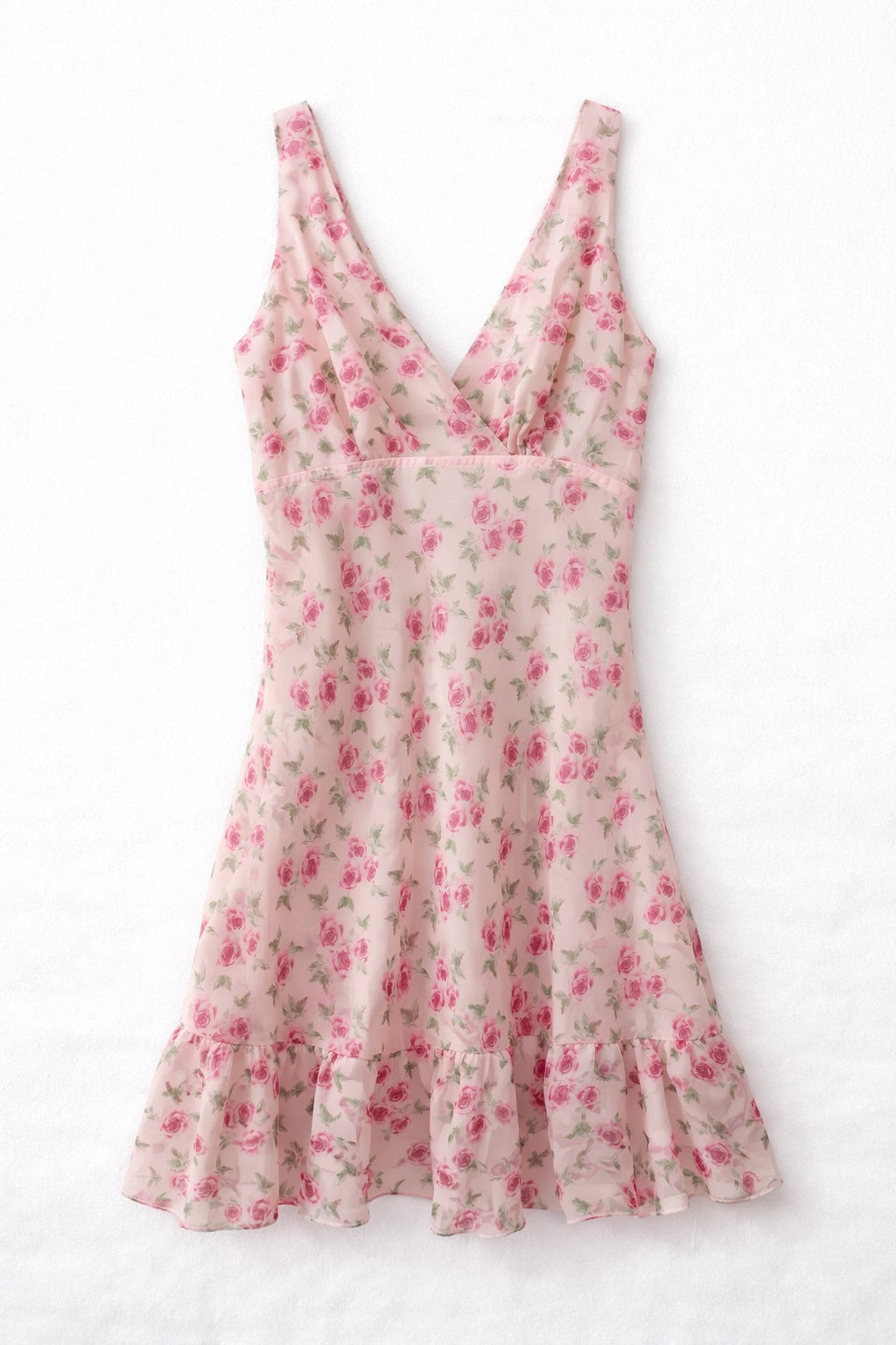 Chiffon Floral Midi Dress
