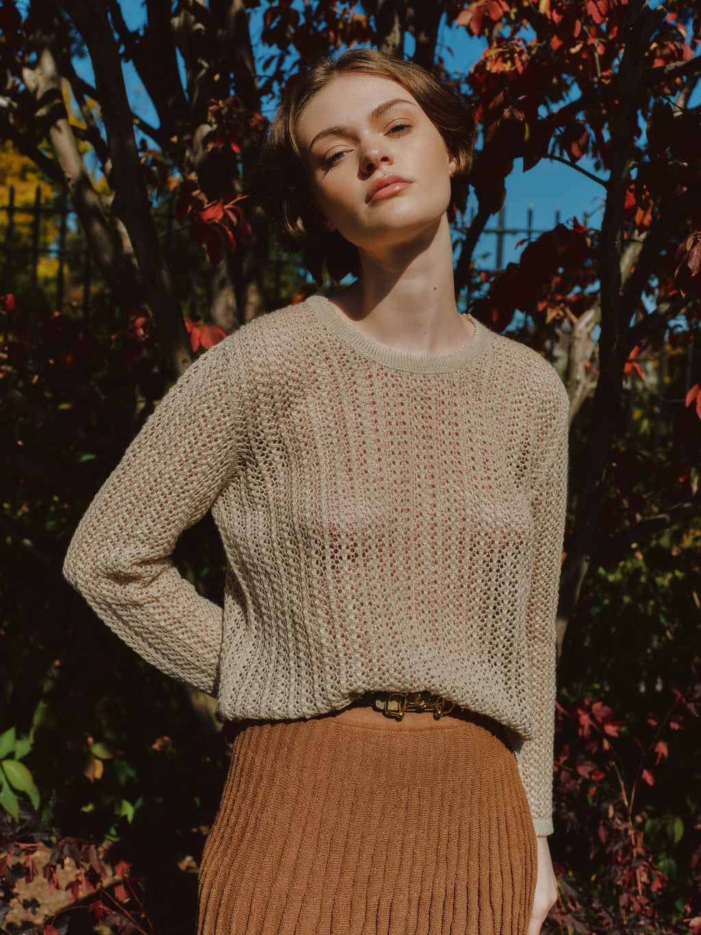 Juya Alpaca Sweater — lightweight alpaca knit inspired by air, handmade in Bolivia.