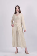 Laru Alpaca Cardigan — lightweight alpaca cardigan with elegant drape, handmade in Bolivia.