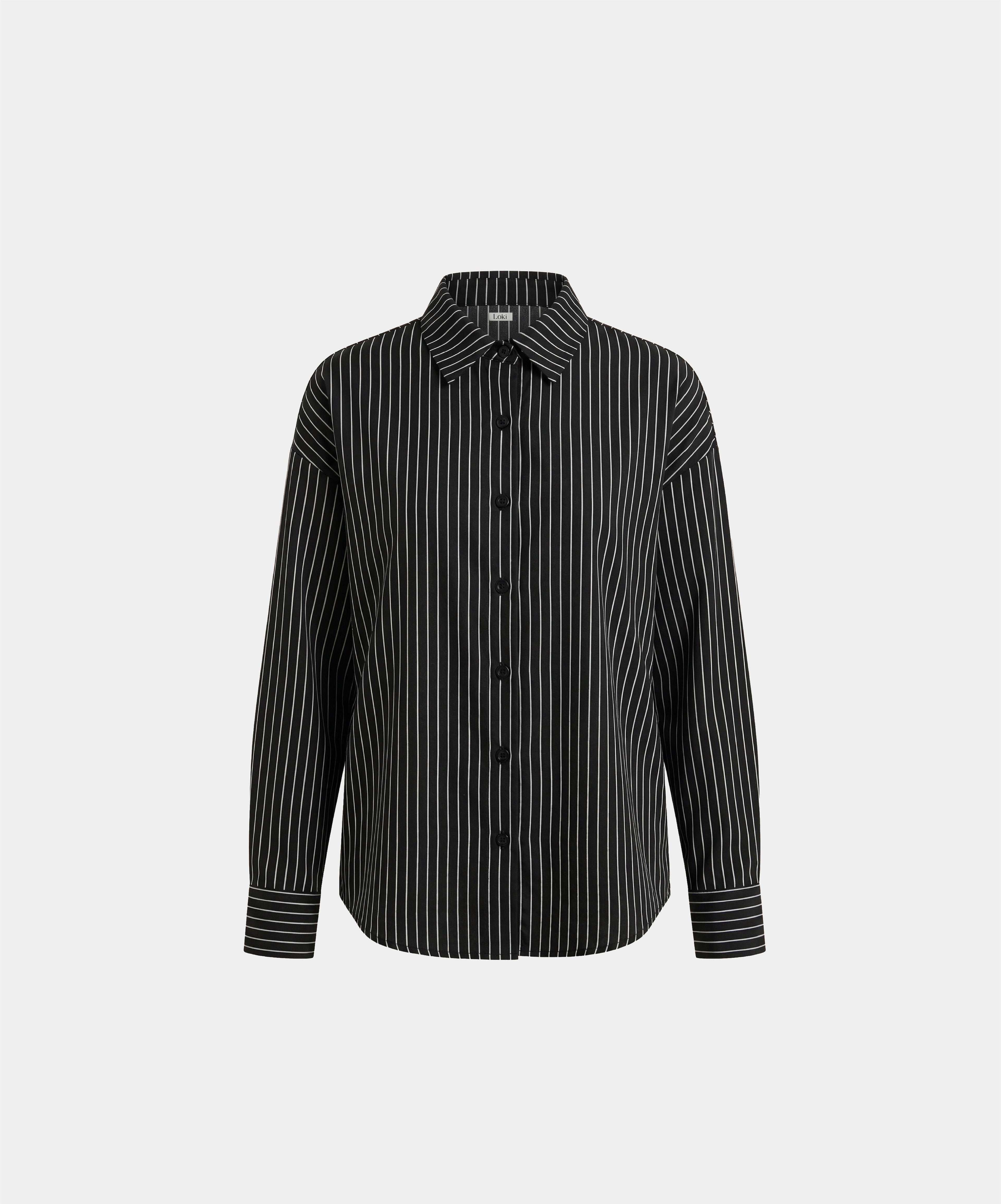 Onyx Striped Blouse