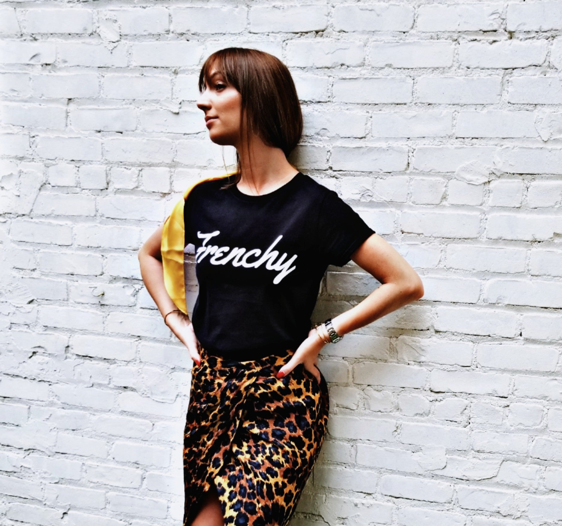 T-shirt Frenchy Black - Women