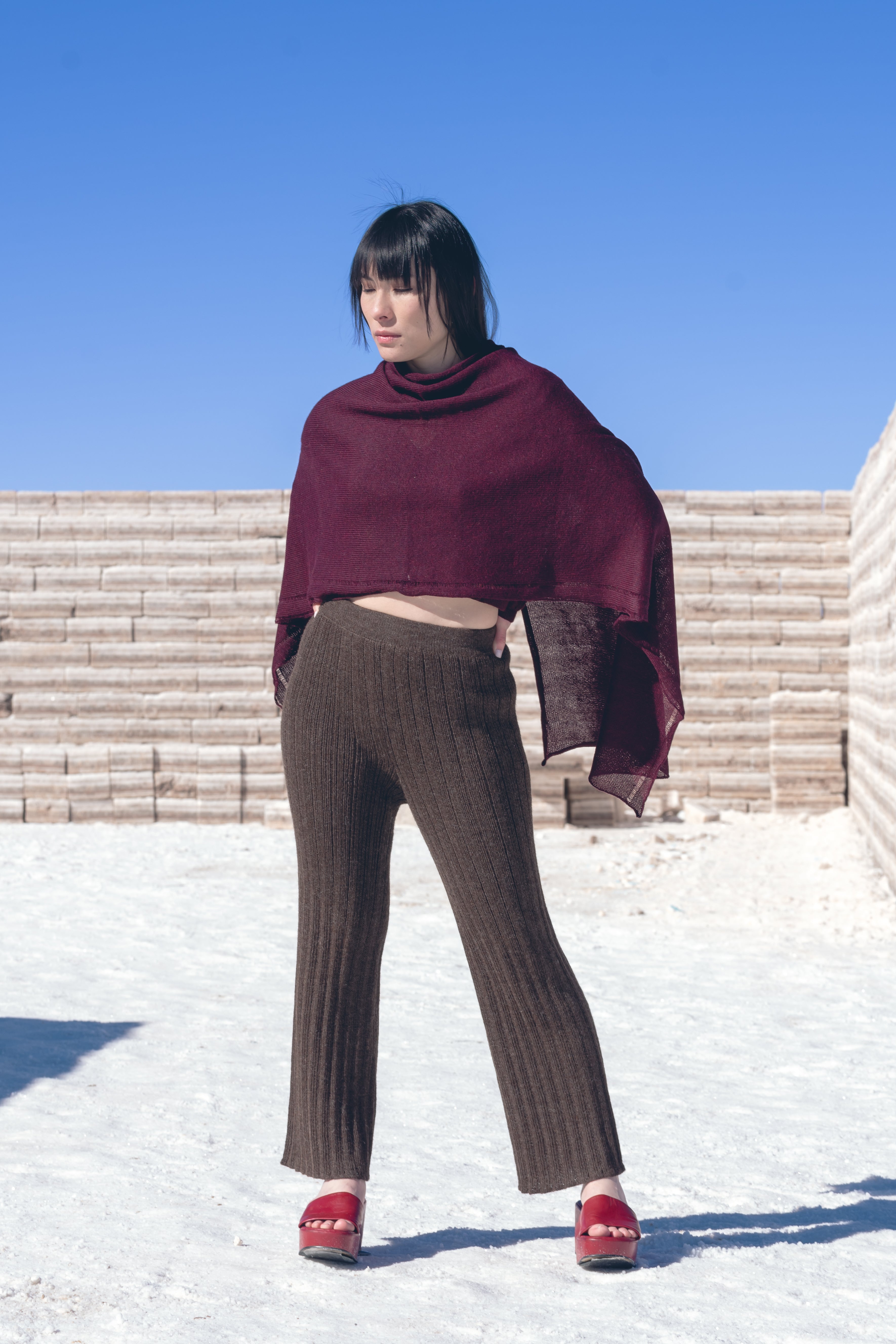 Sisa Alpaca Poncho