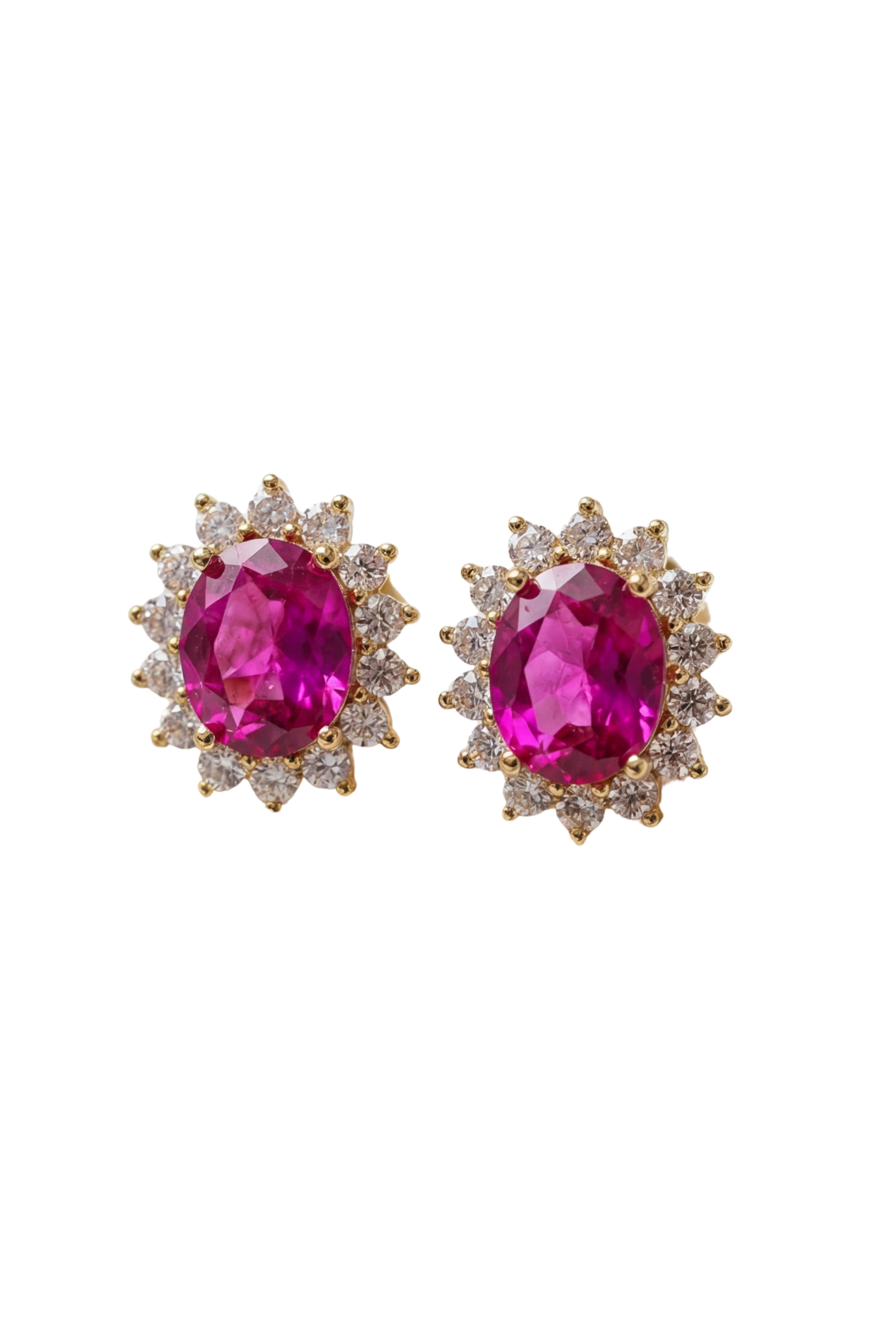 Generational Pink Halo Studs