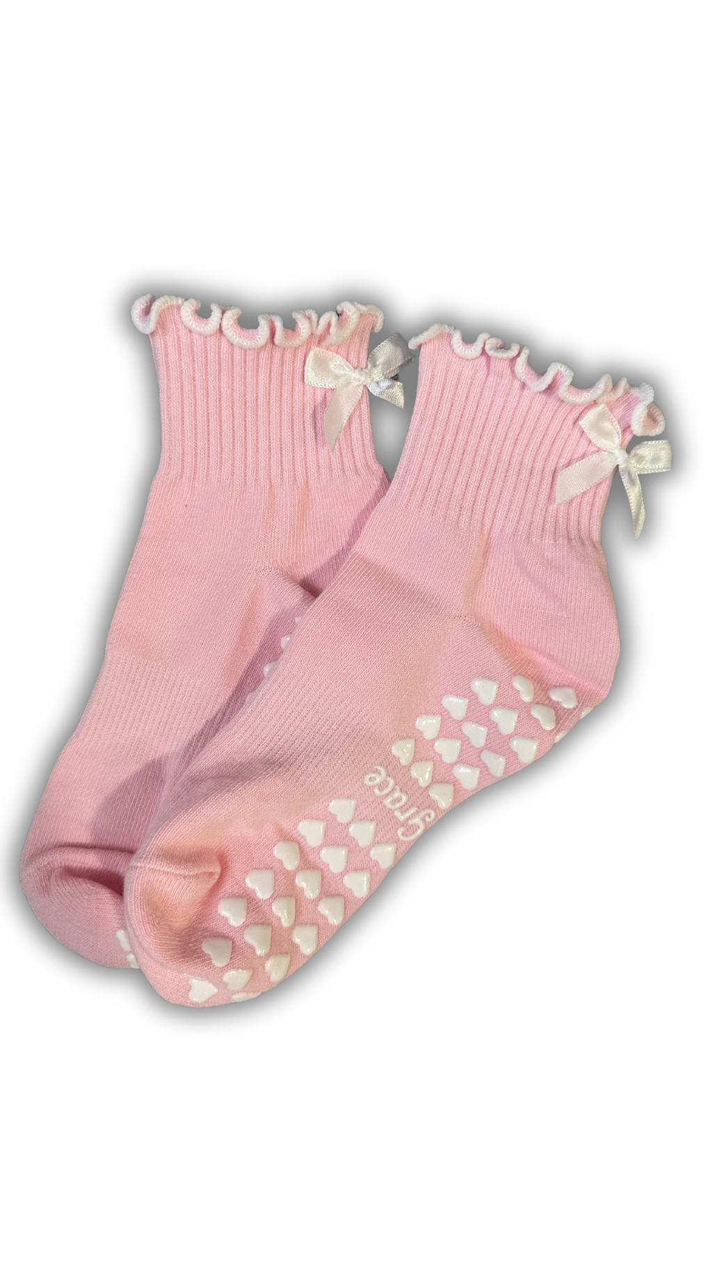 Soft pink barre grips