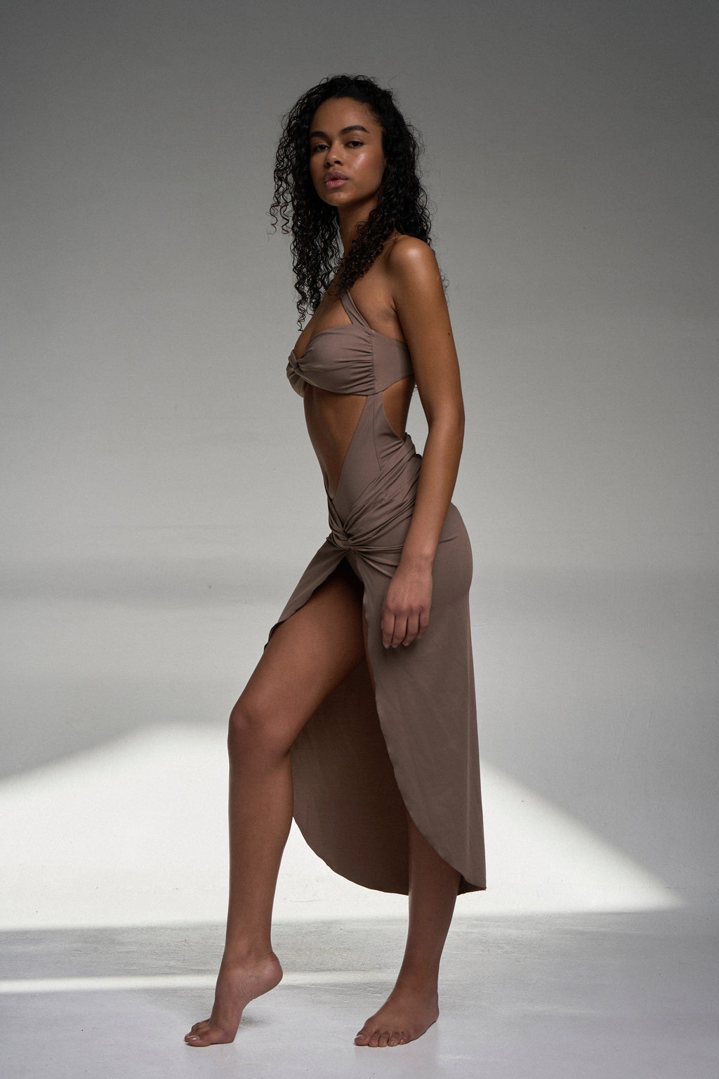 The Gaia Sarong Skirt - Mocha