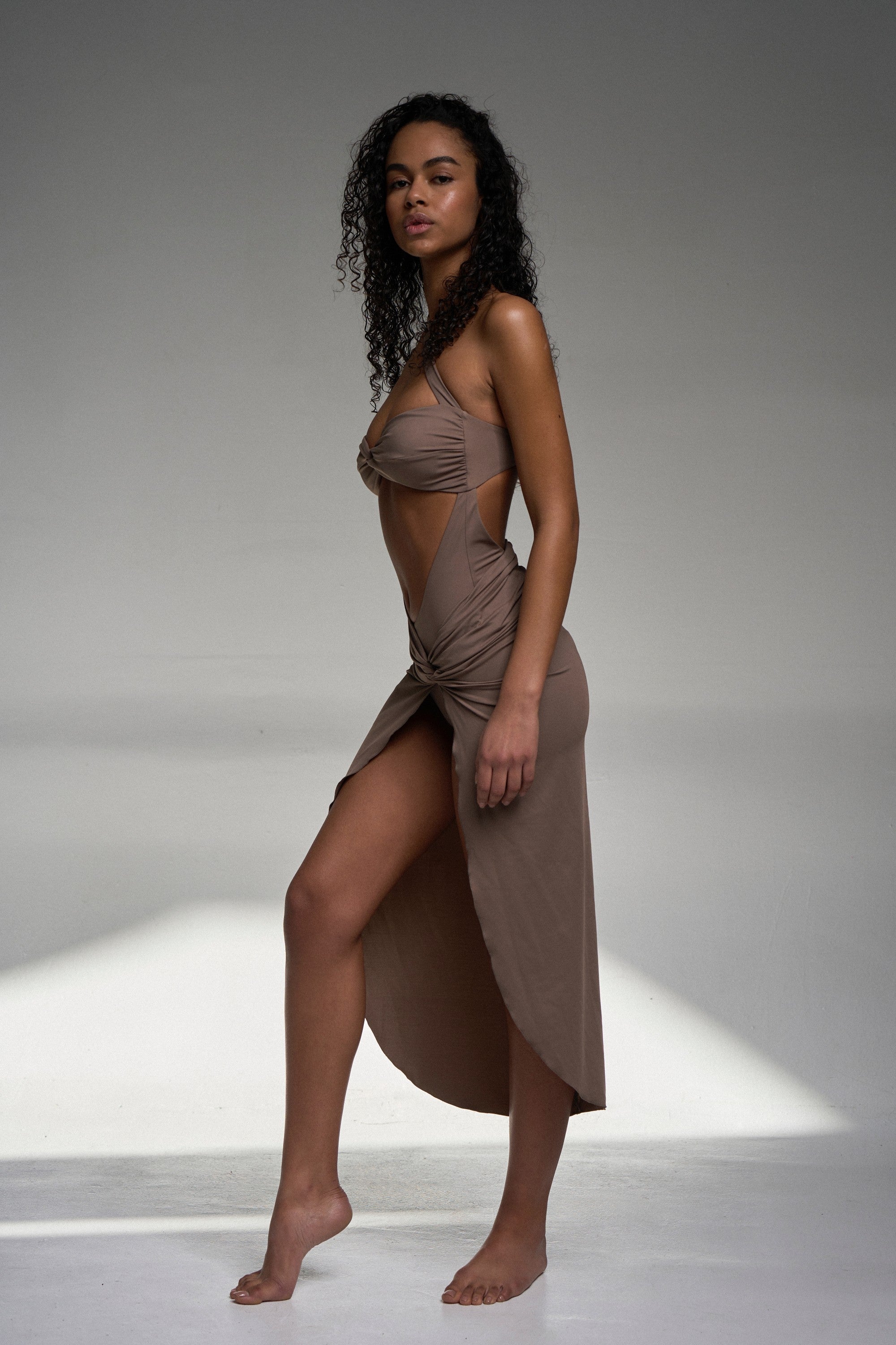 The Gaia Sarong Skirt - Mocha
