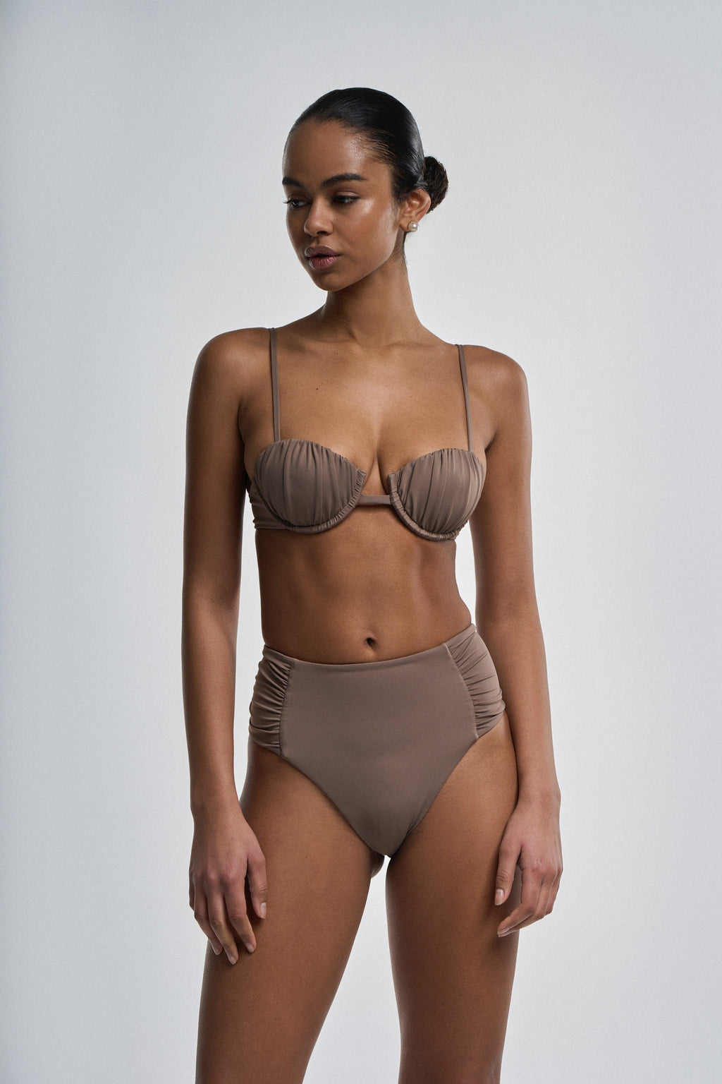 The Naomi Bikini Top - Mocha